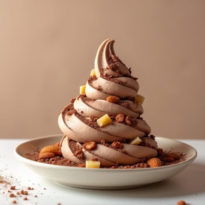 Protein-Rich Chocolate Almond Nice Cream