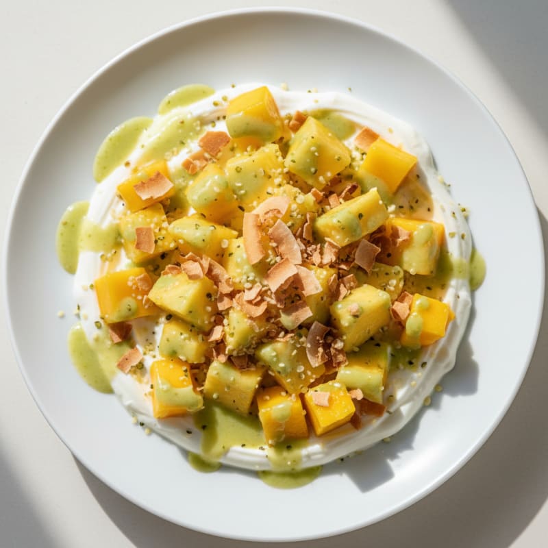 Sweet Zesty Tropical Fruit Bowl