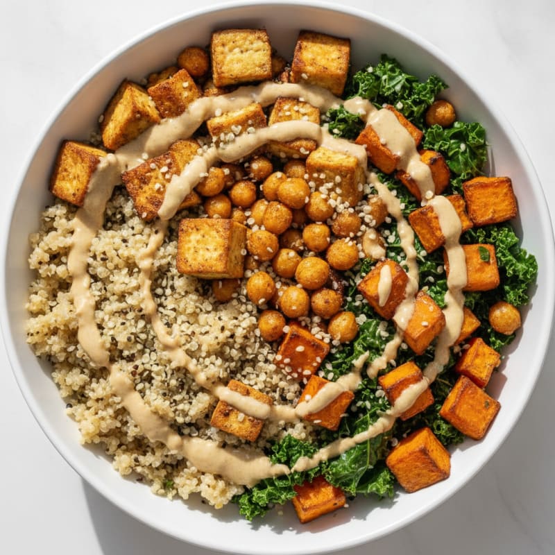 Roasted Vegetable and Quinoa Harvest Bowl