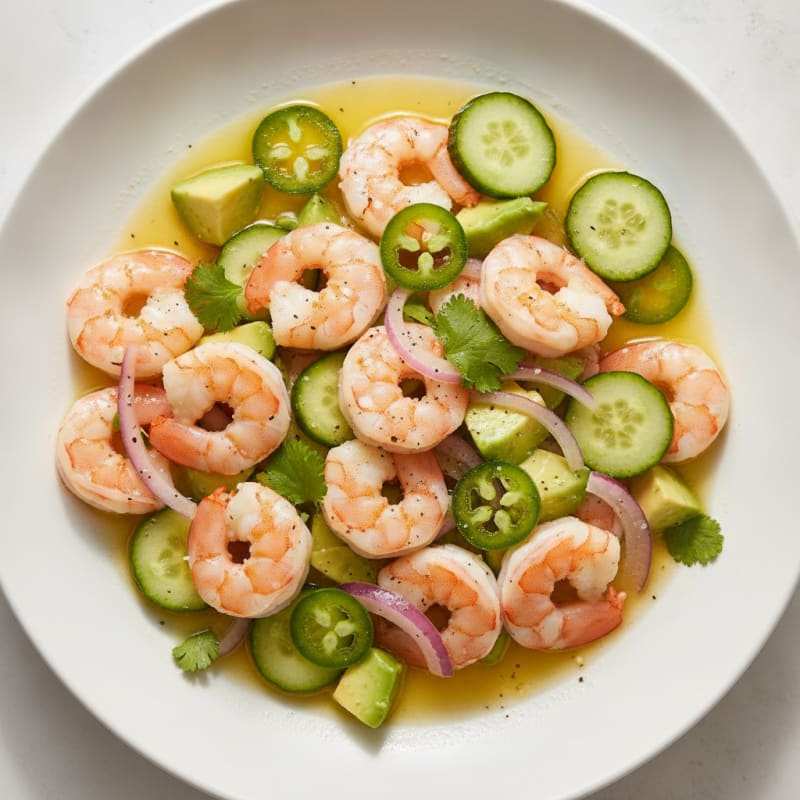 Shrimp Avocado Ceviche with Citrus Marinade