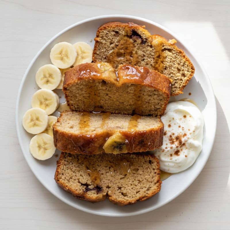 Maple-Sweetened Banana Protein Bread
