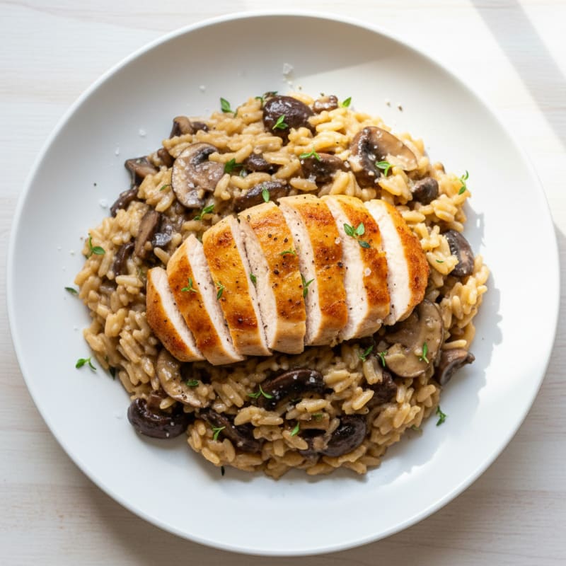 Creamy Wild Mushroom Risotto