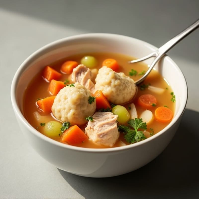 Wholesome Chicken Stew with Fluffy Dumplings