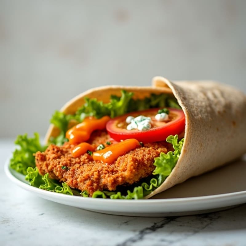 Crispy Buffalo Chicken Wrap