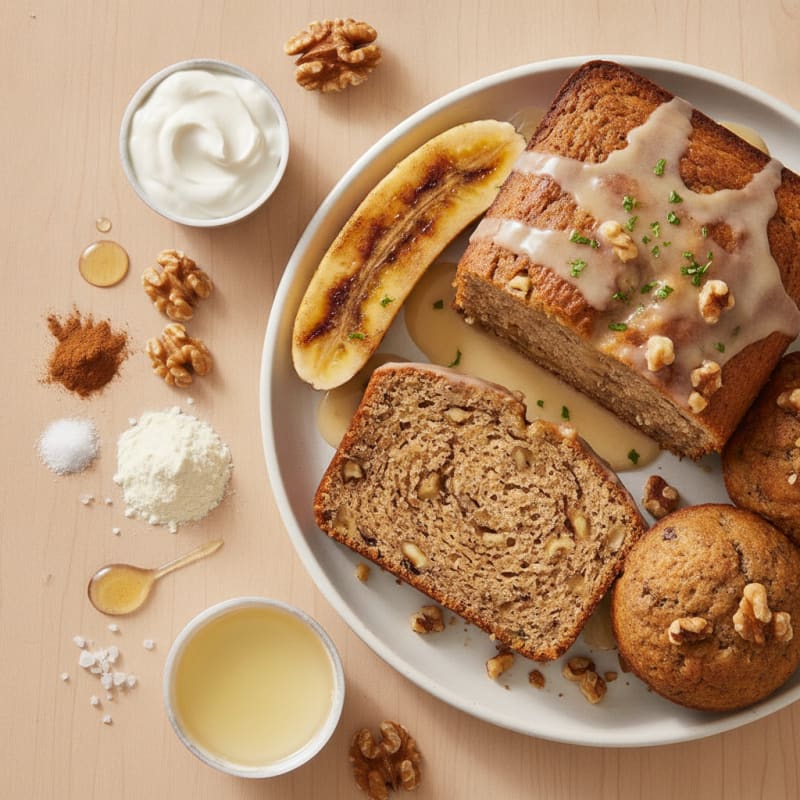 Protein-Packed Banana Nut Loaf