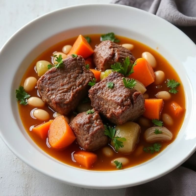 Hearty Tender Lamb Shank Stew