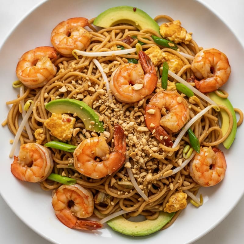 Shrimp Pad Thai Noodles