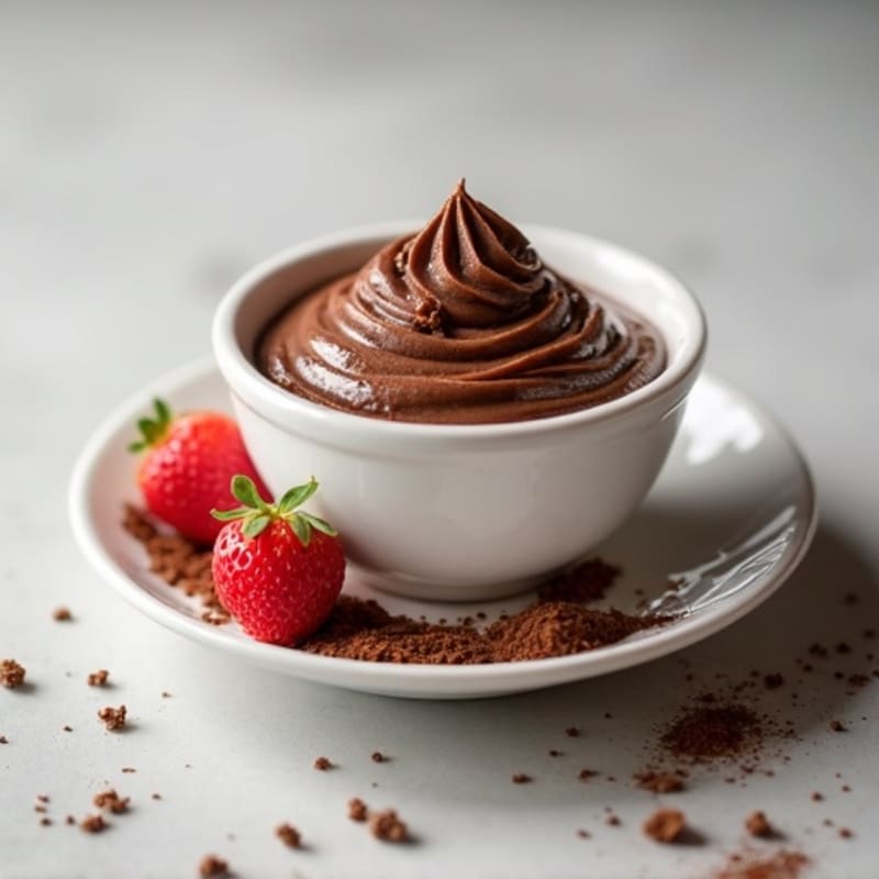 Silky Chocolate Protein Pudding with Greek Yogurt