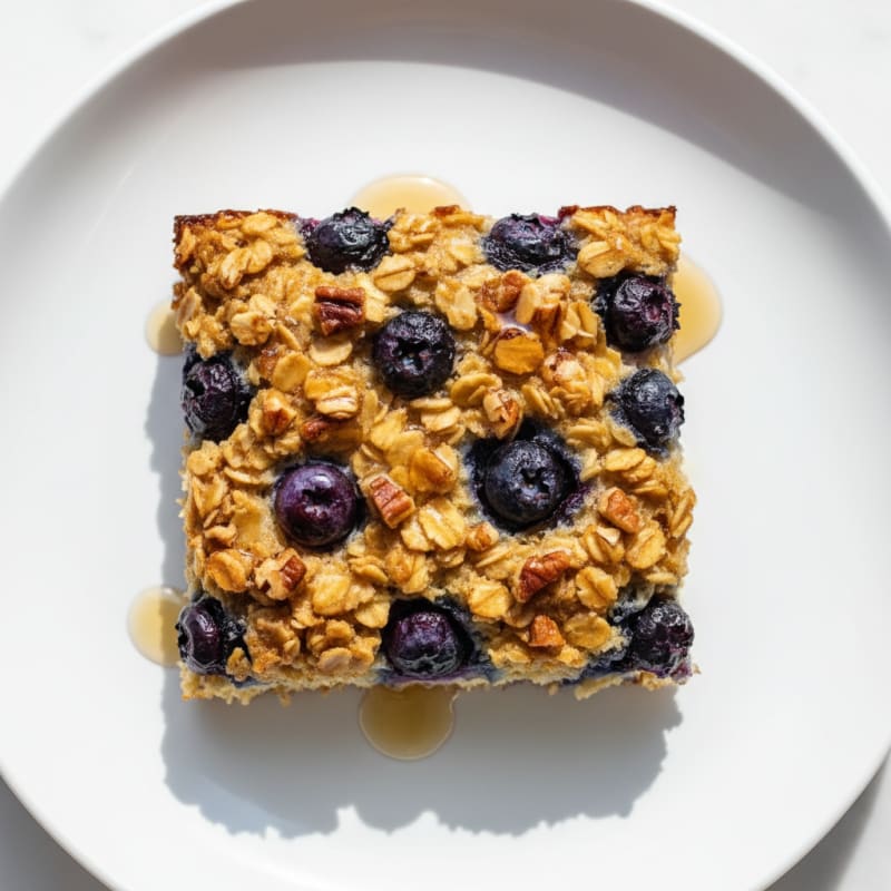 Blueberry Pecan Baked Oatmeal