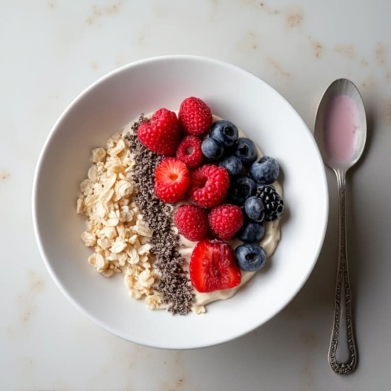 Protein-Packed Vanilla Berry Overnight Oats