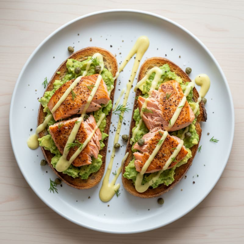 Smoky Salmon & Zesty Avocado Toast