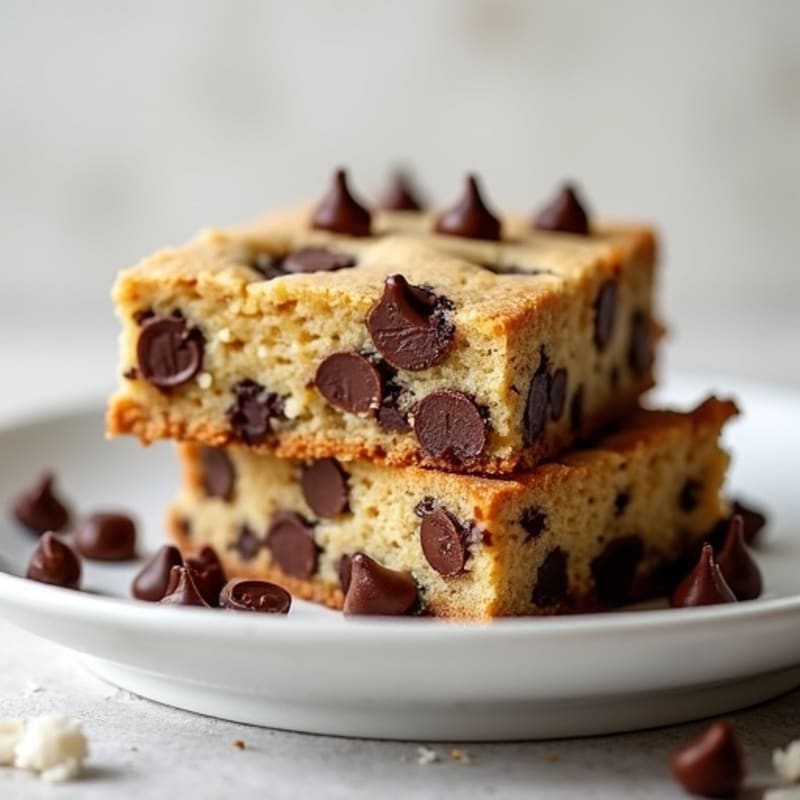 Protein-Packed Almond Flour Chocolate Chip Cookie Cake