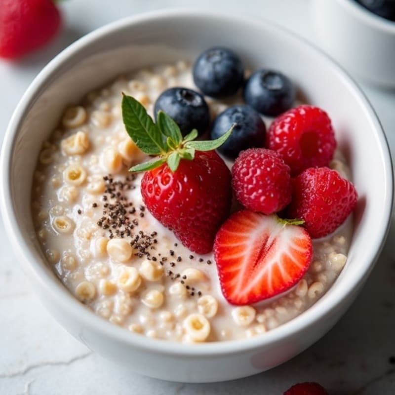 Protein-Packed Vanilla Berry Overnight Oats