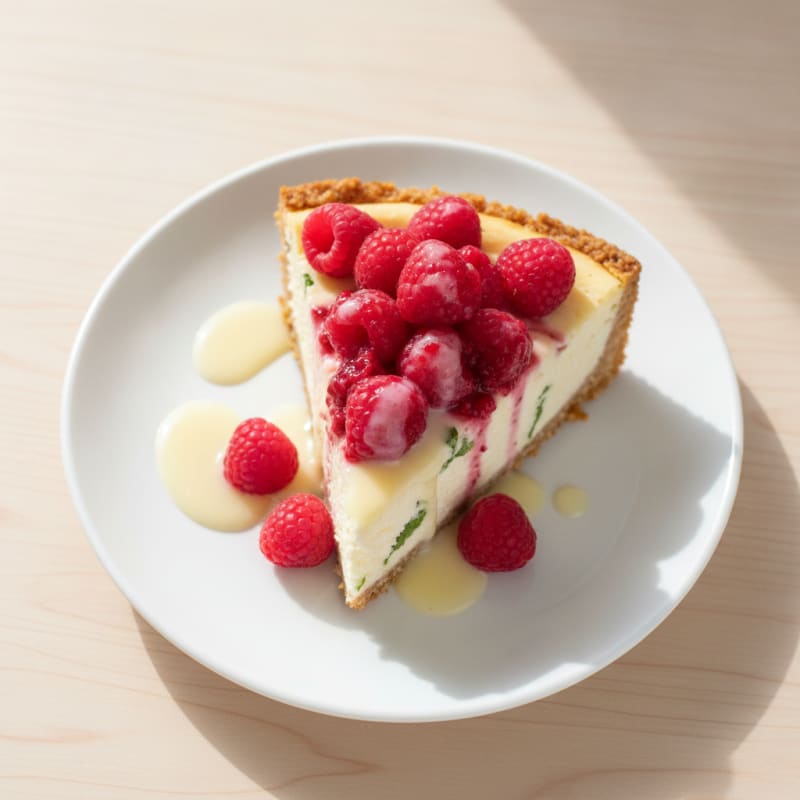 Creamy Greek Yogurt Protein Cheesecake