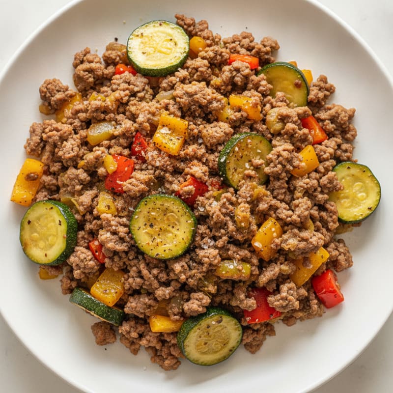 Savory Minced Beef Skillet