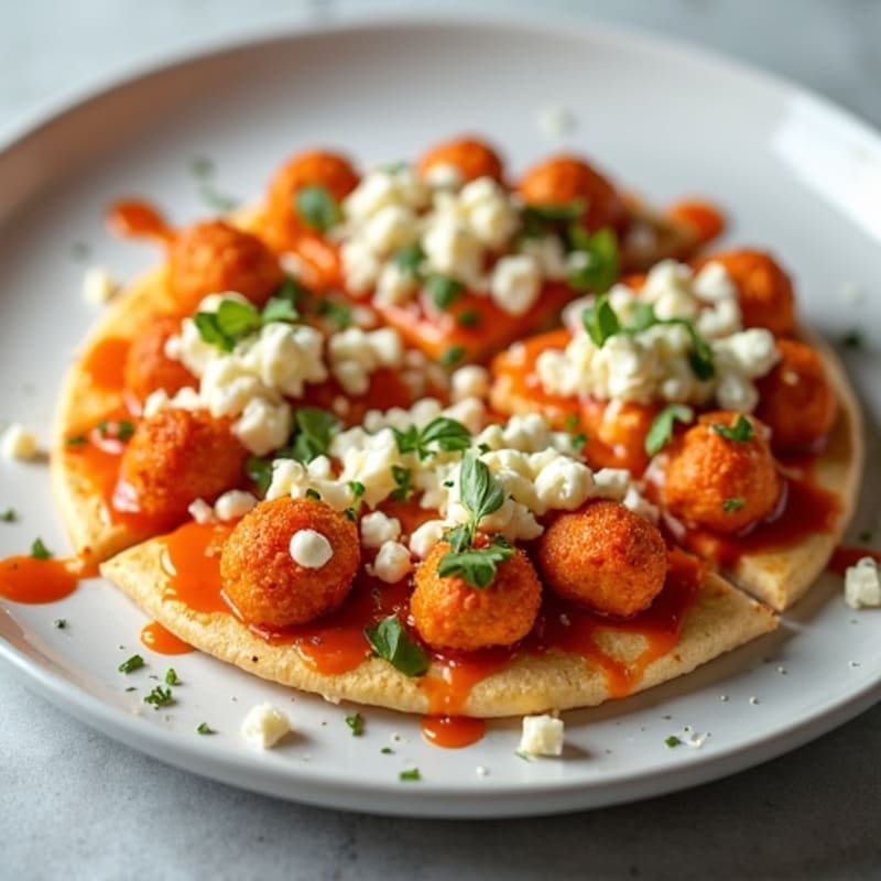 Crispy Buffalo Chicken Pizza