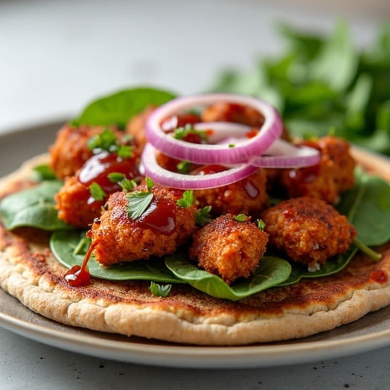 Crispy BBQ Chicken Flatbread