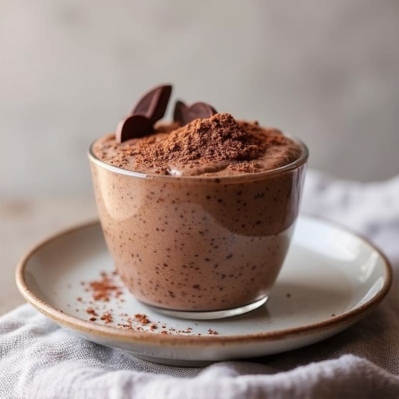 Creamy Dark Chocolate Chia Pudding