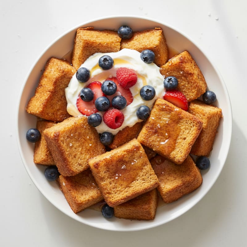 Golden Crispy French Toast Bake