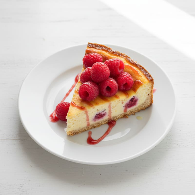 Creamy Greek Yogurt Protein Cheesecake