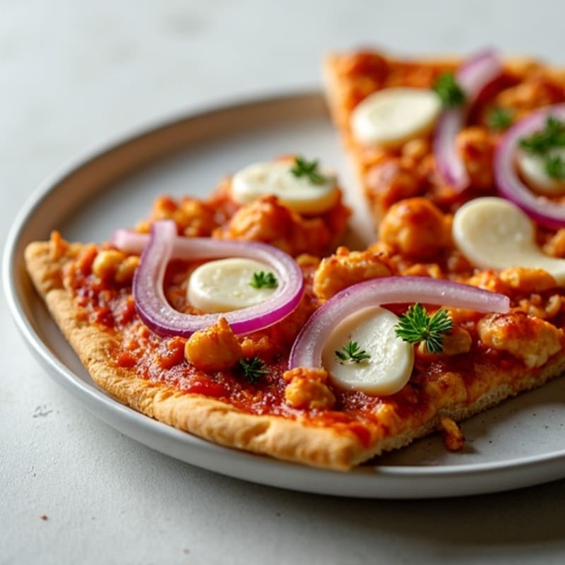 Crispy BBQ Chicken Flatbread Pizza