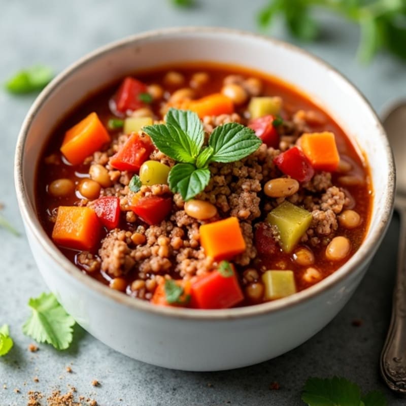 Slow-Cooked Italian Herb Turkey Chili