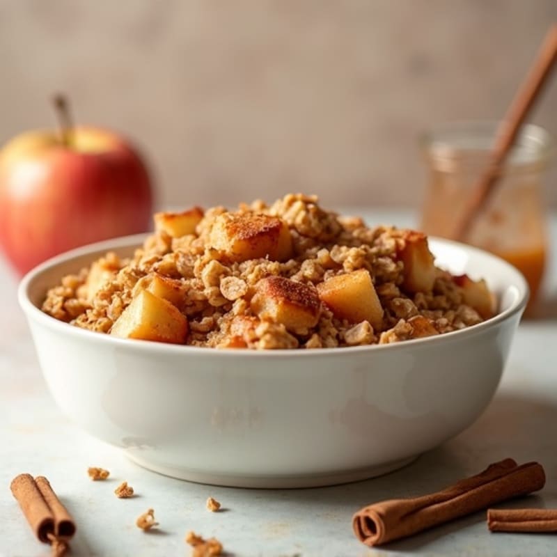 Protein-Packed Apple Cinnamon Baked Oatmeal