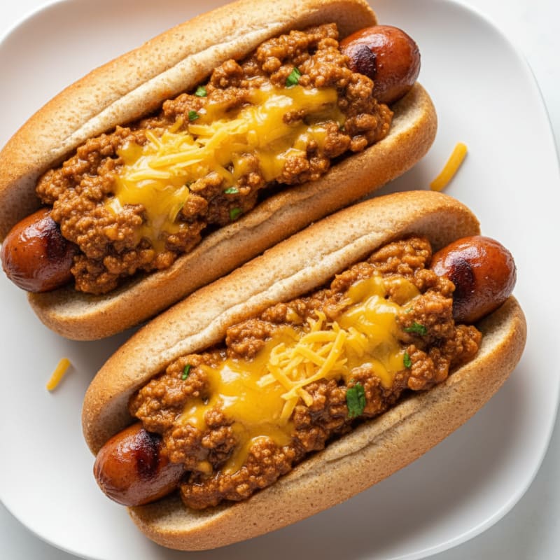 Classic Chili Cheese Hot Dogs