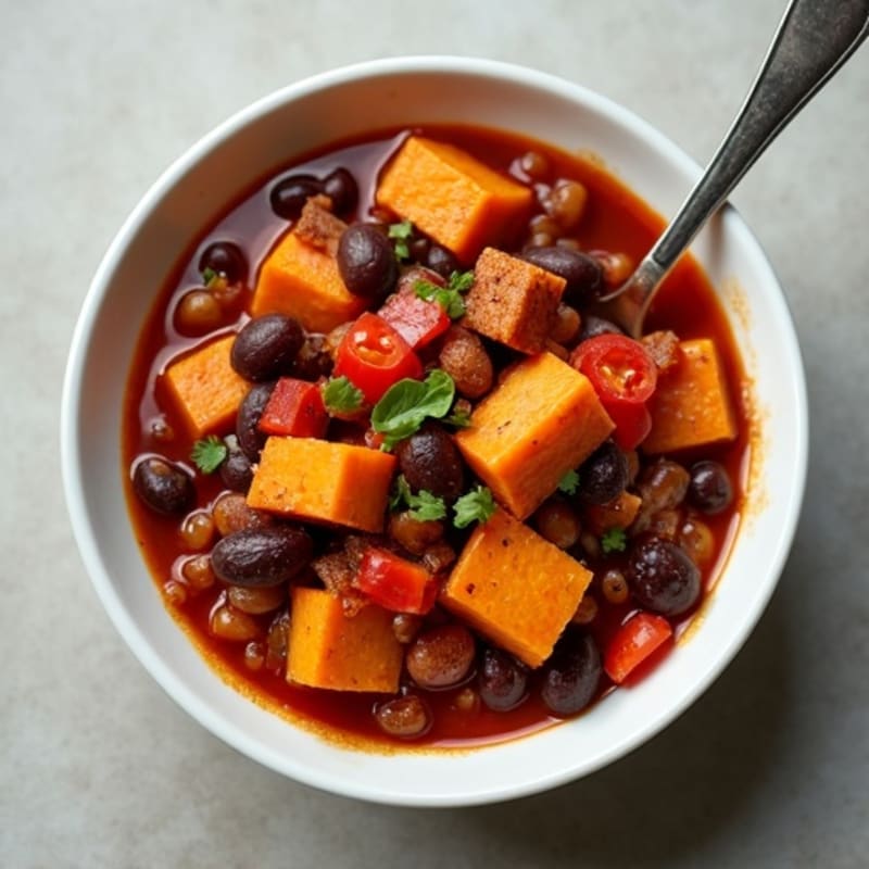 Hearty Black Bean and Sweet Potato Chili