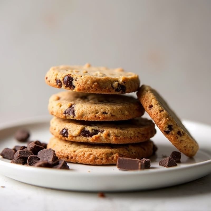 Almond Flour Dark Chocolate Chunk Cookies