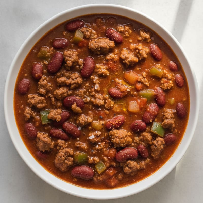 Slow Cooker Beef Chili