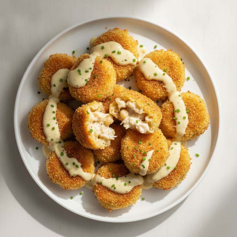 Golden Mac & Cheese Bites