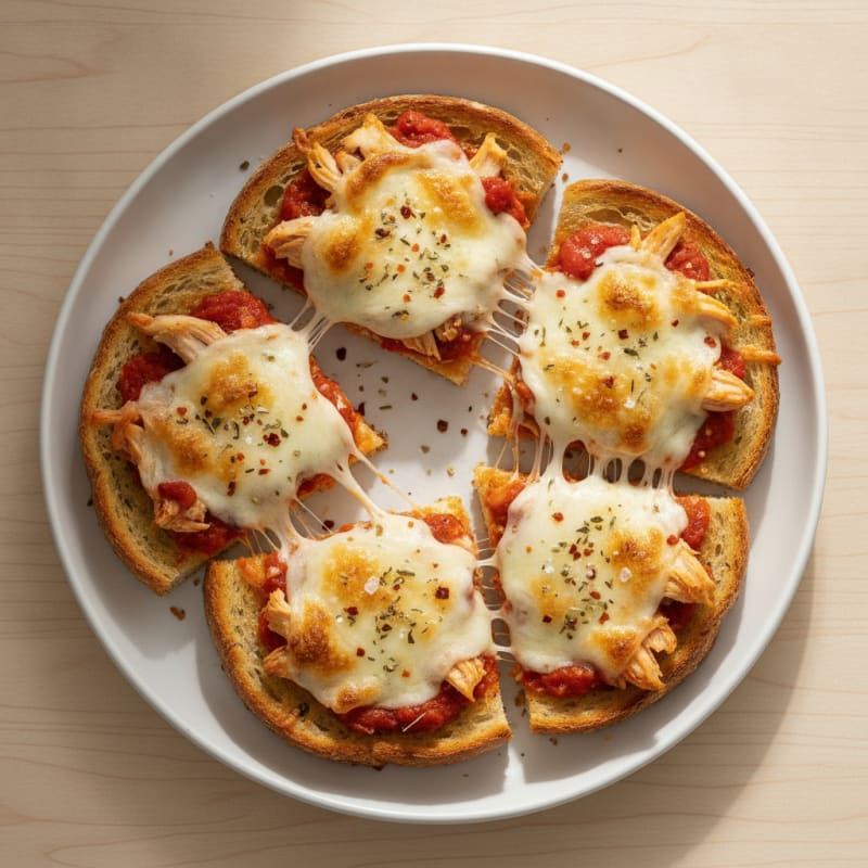 Garlic Bread Pizza Toast