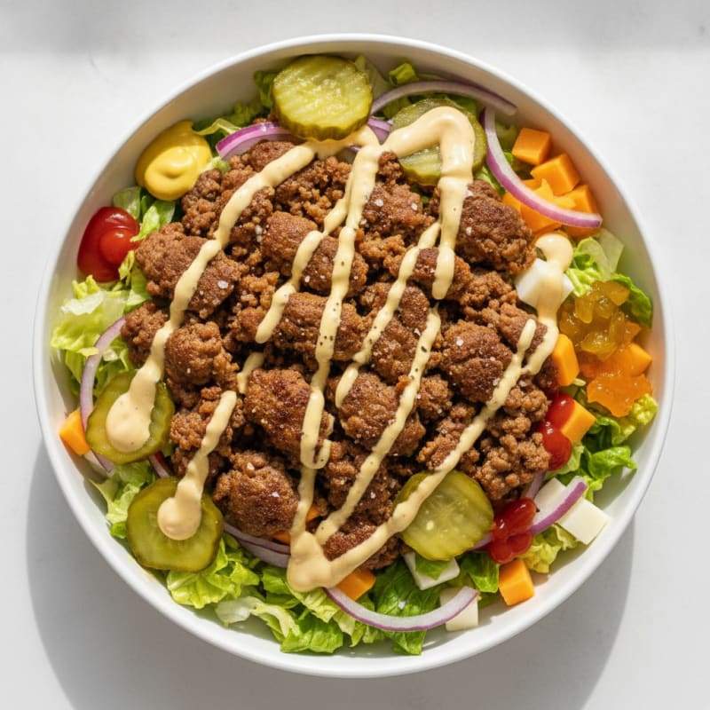 Big Mac Protein Bowl
