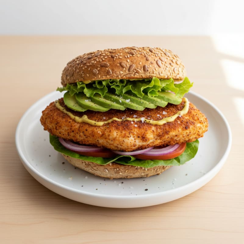 Crispy Pan-Seared Chicken Sandwich