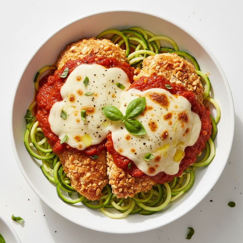 Crispy Baked Chicken Parmesan with Zesty Marinara