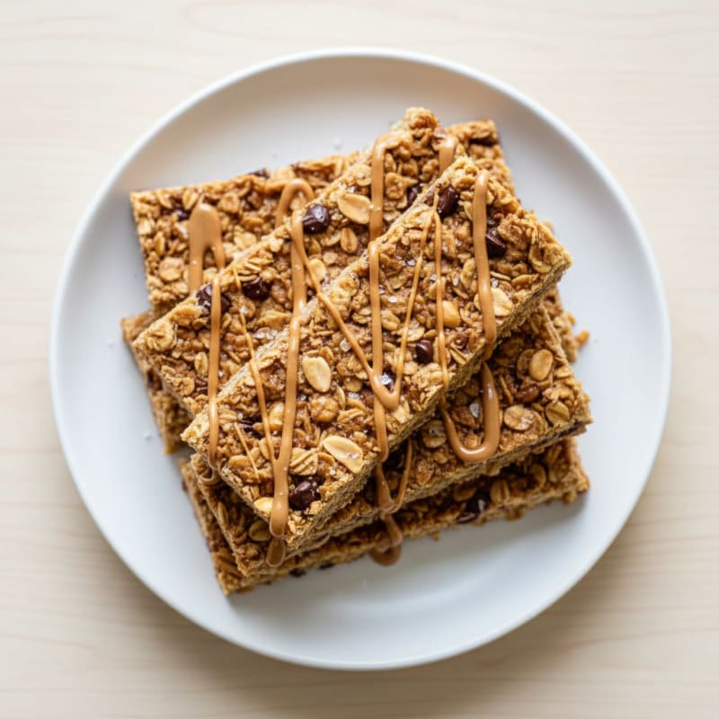Chewy Peanut Butter Granola Bars