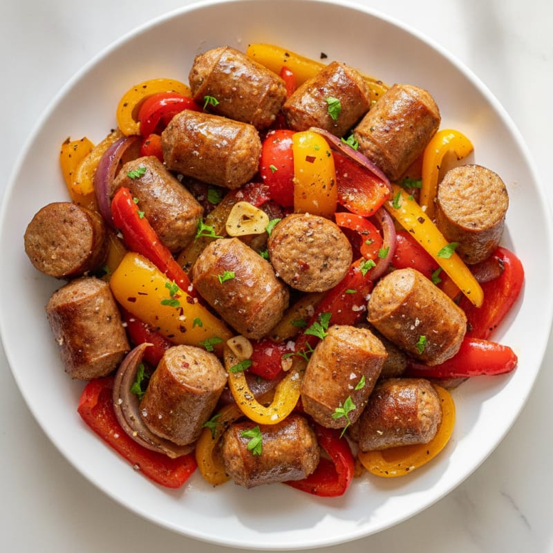 Italian Sausage with Roasted Peppers