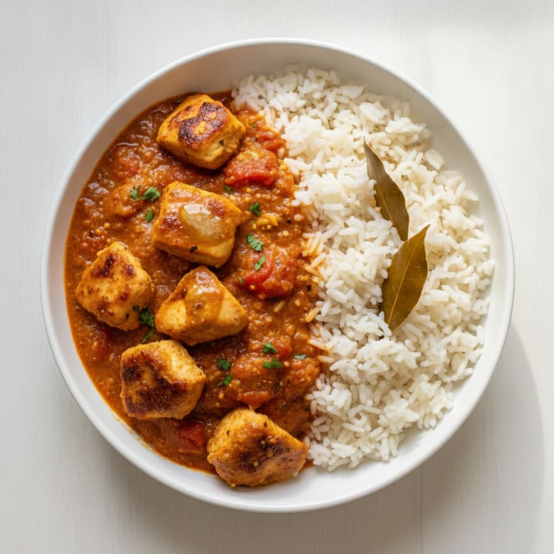 Spiced Butter Chicken with Basmati Rice