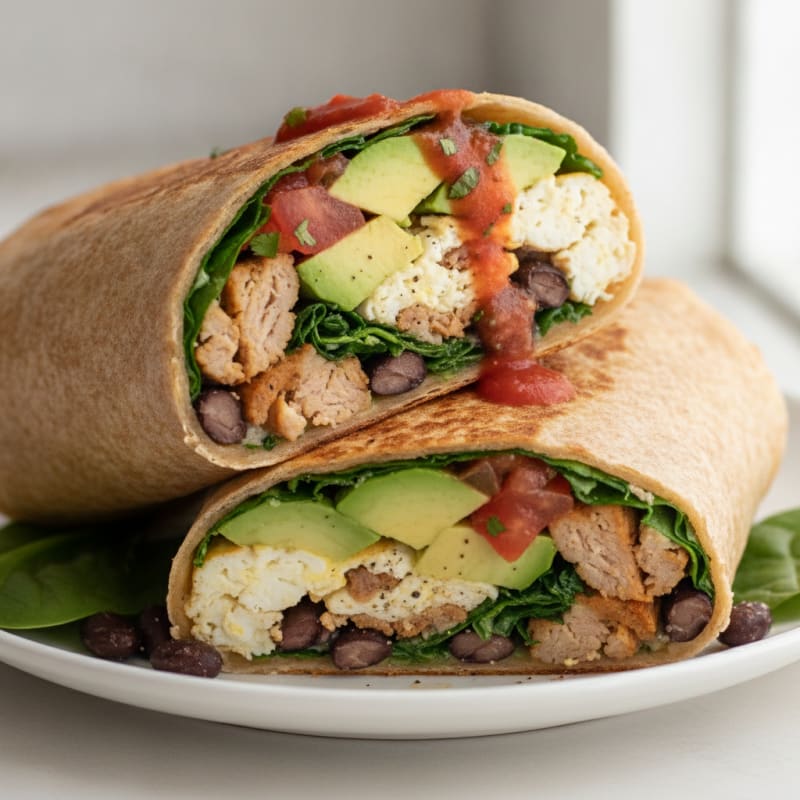 Ultimate Loaded Breakfast Burrito