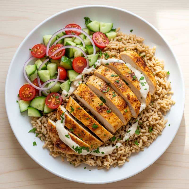 Chicken Shawarma Rice Bowl