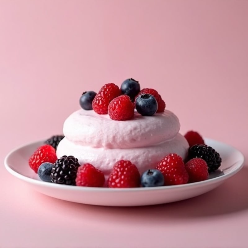Silky Greek Yogurt Protein Mousse with Mixed Berries