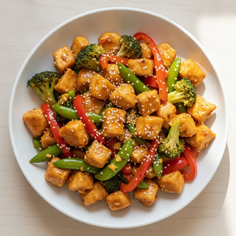 Orange Glazed Chicken Stir-Fry