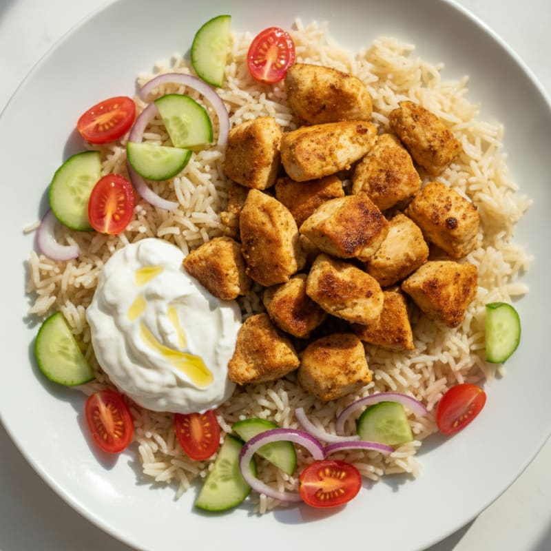 Chicken Shawarma Rice Bowl
