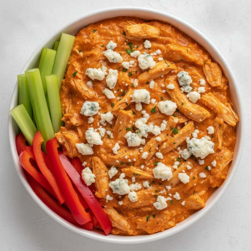 Buffalo Chicken and Blue Cheese Dip