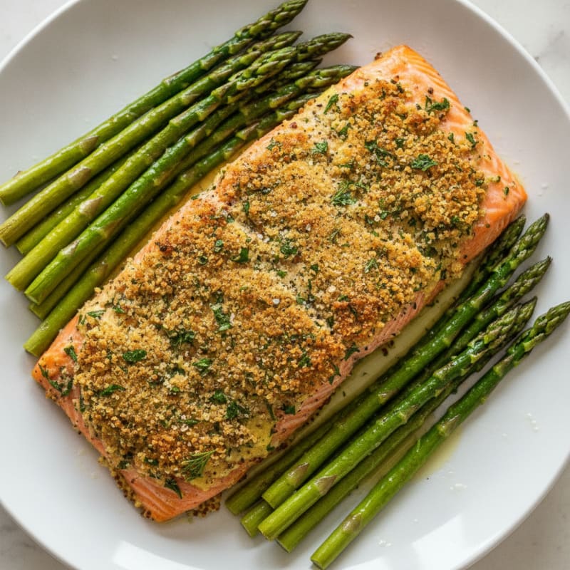 Herb-Crusted Baked Salmon