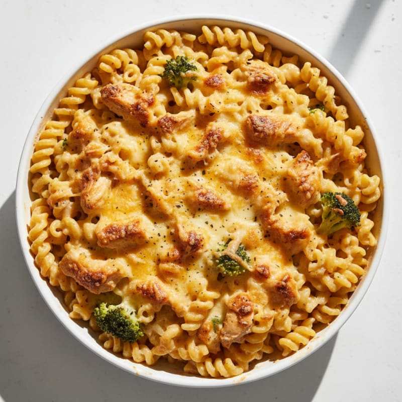 Creamy Four-Cheese Macaroni Bake