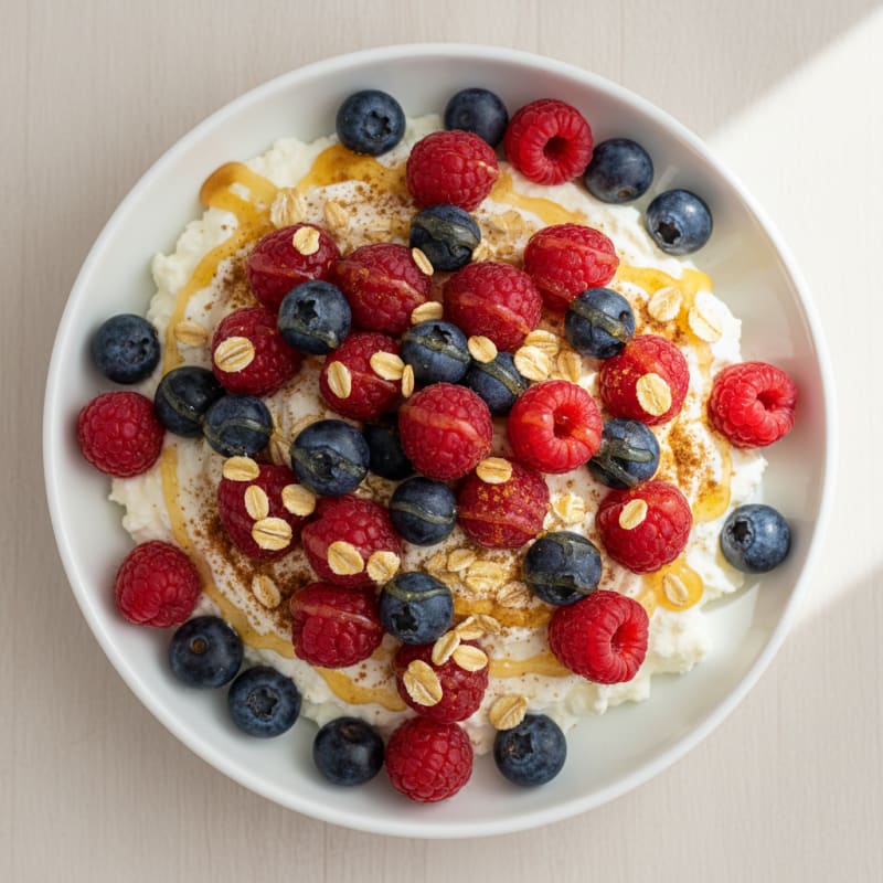 Creamy Cottage Cheese Berry Bites