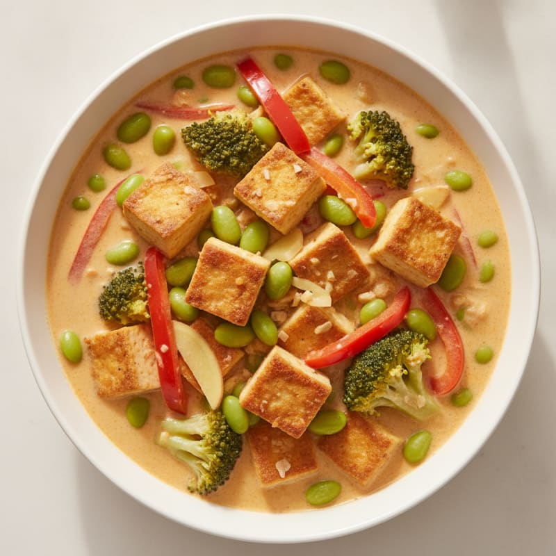 Edamame & Vegetable Coconut Curry