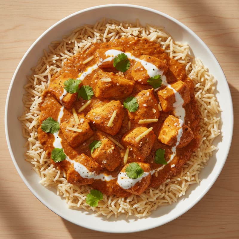 Spiced Butter Chicken with Basmati Rice